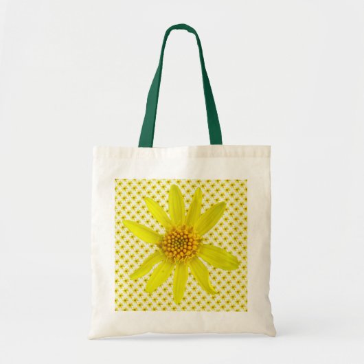Floral Yellow Wildflower Arnica Tote Bag (Voorkant)