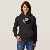 Floral Yin en Yang Hoodie (Voorkant volledig)