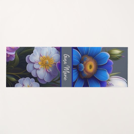 Floral Yogamat (Voorkant (horizontaal))