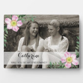 Floral zal jij mijn bruidsfoto lijst zijn fotoplaat (voorkant)