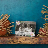 Floral zal jij mijn bruidsfoto lijst zijn fotoplaat (Zijkant)