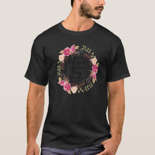 Floral ze is duurder dan juwelen Christelijk T-shirt