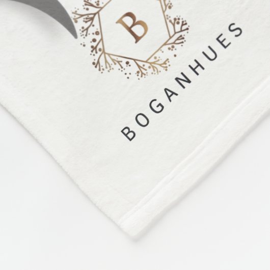 Floral Zebra Crown print Fleece Baby Blanket (Hoek)