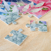 Floral Zee Turtle Legpuzzel (Zijkant)