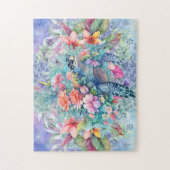 Floral Zee Turtle Legpuzzel (Verticaal)
