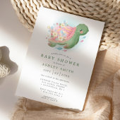 Floral Zee Turtle Nautical Ocean Fish Baby shower Kaart