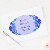 Floral  zeep of Canning Labels blauw (Envelop)