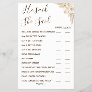 Floral zei dat ze een douchecaart had flyer