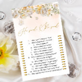 Floral zei dat ze moest raden wie het spel zei