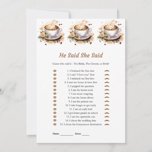 Floral zei dat ze Vrijgezellenfeest spel Kaarten z (Voorkant)