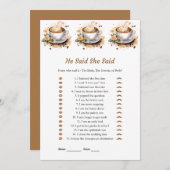 Floral zei dat ze Vrijgezellenfeest spel Kaarten z (Voorkant / Achterkant)