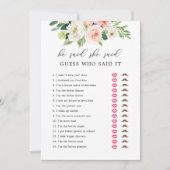 Floral zei dat ze Vrijgezellenfeest spel Kaarten z (Voorkant)