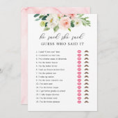 Floral zei dat ze Vrijgezellenfeest spel Kaarten z (Voorkant / Achterkant)