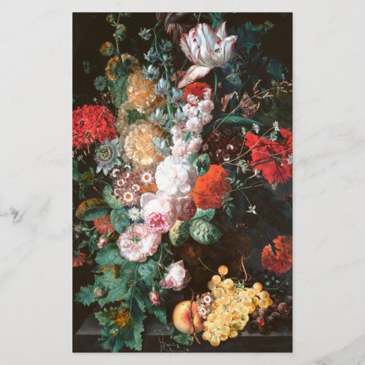 Floral zelfgemaakte zeep product wrap gerecycled p briefpapier (Achterkant)