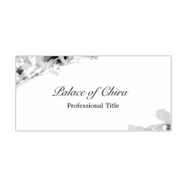 Floral Zelfinktende Stempel