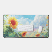 Floral Zen Bureaumat (Keyboard & Muis)