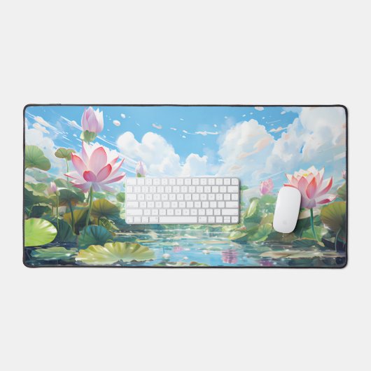 Floral Zen Bureaumat (Keyboard & Muis)