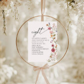 Floral Zitting Chart Kaart | Tabel 8