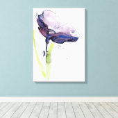 Floral zomerontwerp met abstracte handbeschilderd canvas afdruk (Insitu (Houten vloer))