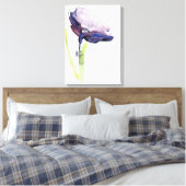 Floral zomerontwerp met abstracte handbeschilderd canvas afdruk (Insitu (Slaapkamer))