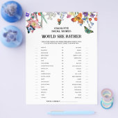 Floral zou ze liever Vrijgezellenfeest spelen Flyer (Enkel)