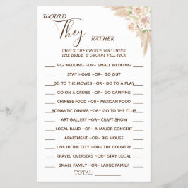 Floral zouden ze liever een douchecaart hebben flyer