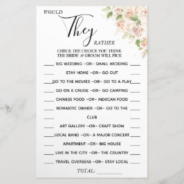 Floral zouden ze liever een douchecaart hebben flyer