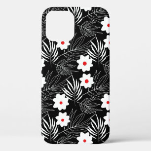 Floral zwart-wit Case-Mate iPhone case