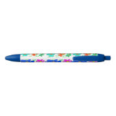 Floral Zwarte Inkt Pen (Achterkant)