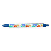 Floral Zwarte Inkt Pen (Voorkant)