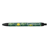 Floral Zwarte Inkt Pen (Voorkant)
