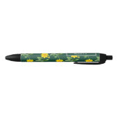 Floral Zwarte Inkt Pen (Bodem)