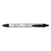 Floral Zwarte Inkt Pen (Achterkant)