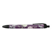 Floral Zwarte Inkt Pen (Bovenkant)