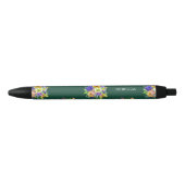 Floral Zwarte Inkt Pen (Voorkant)