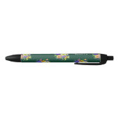 Floral Zwarte Inkt Pen (Bodem)