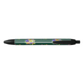 Floral Zwarte Inkt Pen (Achterkant)