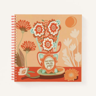 FloralDesign In Unique Style Spiral Notebook Notitieboek