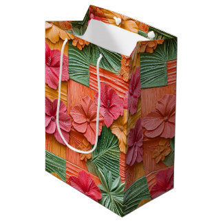 Florale 3D-Keramikfliesen 91/144 Mittlere Geschenk Medium Cadeauzakje
