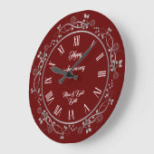 Florale aanpassen Gelukkig Zilveren 25e verjaardag Grote Klok (Hoek)