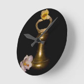 Florale aantrekking ronde klok (Hoek)