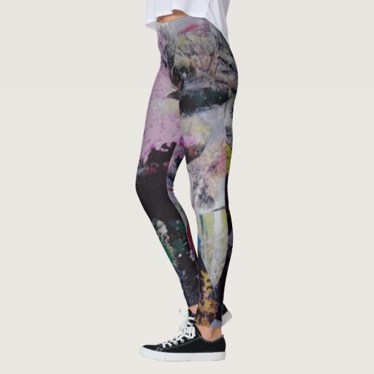 Florale Abstracte Leggings (Links)