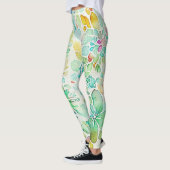 Florale Abstracte Leggings (Links)