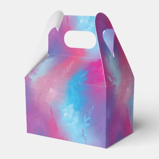 Florale abstractie bedankdoosjes (Voorkant Zijde)