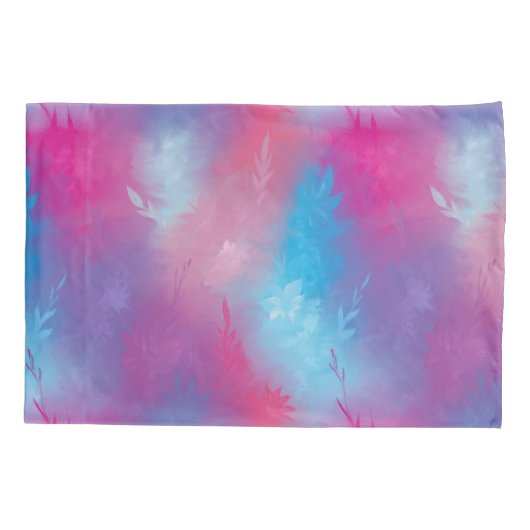 Florale abstractie kussensloop (Achterkant)