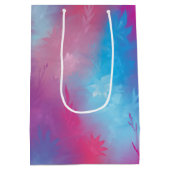 Florale abstractie medium cadeauzakje (Achterkant)