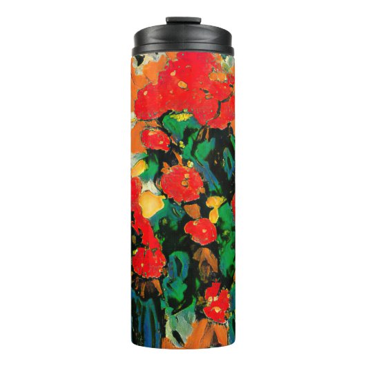 Florale abstractie op basis van de werken van Van  Thermosbeker (Voorkant)
