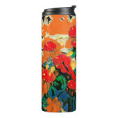Florale abstractie op basis van de werken van Van  Thermosbeker (Gedraaid links)