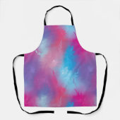 Florale abstractie schort (Voorkant)