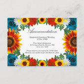 Florale accommodatie voor de achtertuin informatiekaartje (Voorkant)